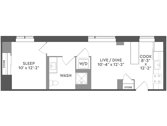 Floor plan A2b