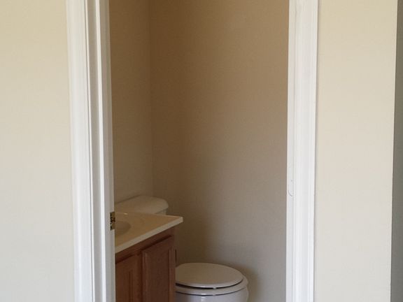 1/2 bath off the kitchen