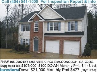 1355 Vine Cir, McDonough, GA 30253