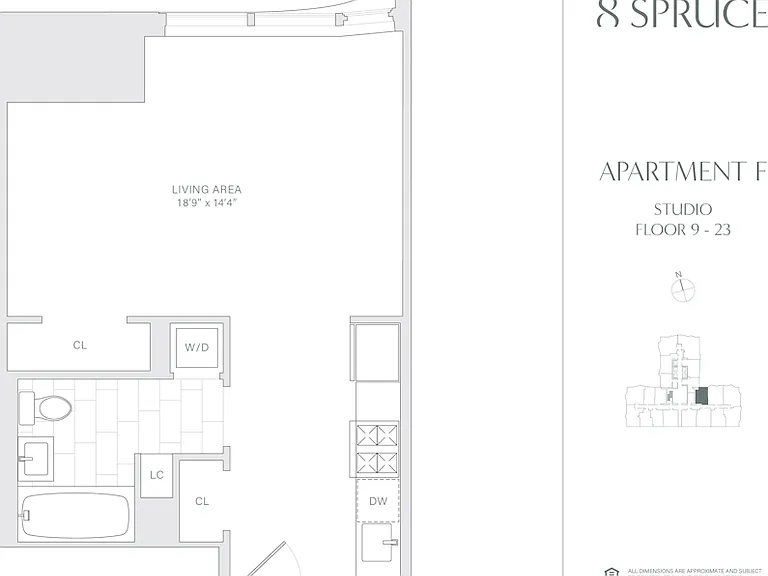 8 Spruce St #21F — Photo 2