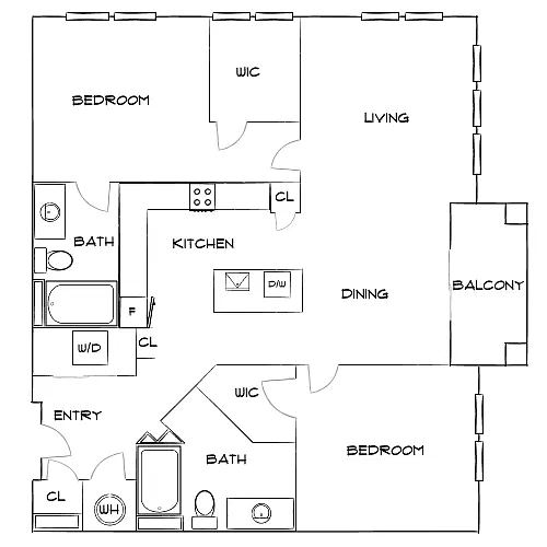 Floor plan Design 2B20
