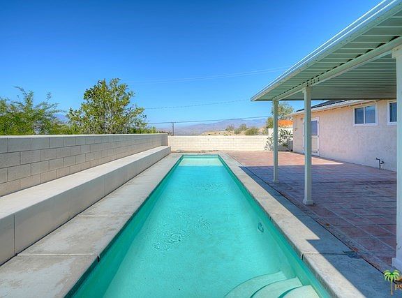 40 ft x 7 ft saltwater pool