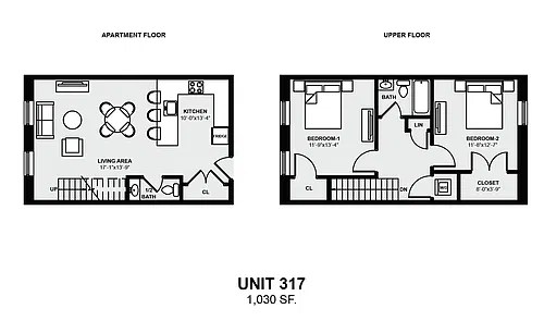 Floor plan 317