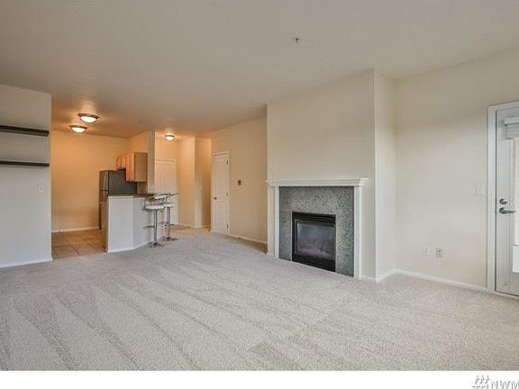 living room & kitchen