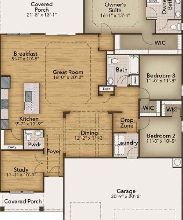 2nd image of 800 Big Cedar Dr.