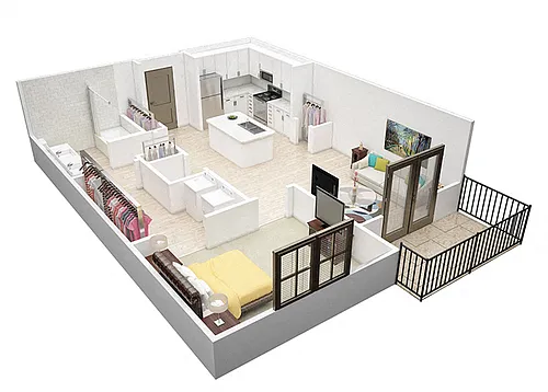 Floor plan The Westside (A2)