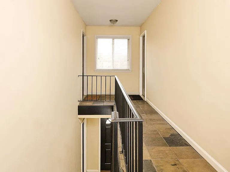 Second view: hallway as seen from the second floor.