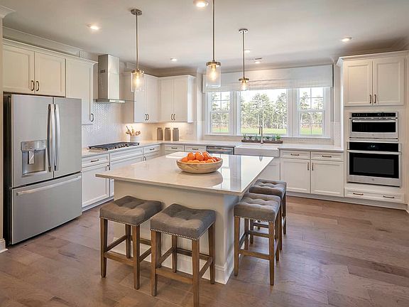 Townes at North Salem Homesite 91 Residence 2 Model Home Kitchen