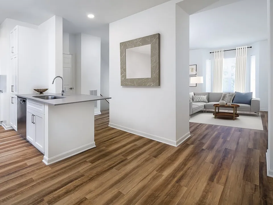 Kitchen and living area