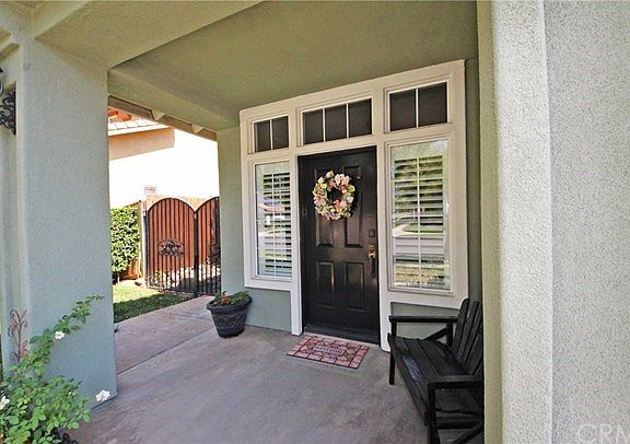 Inviting covered entryway