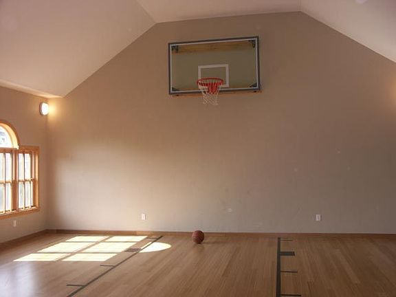 Indoor basketball court