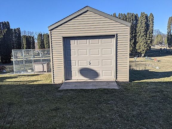 Shed in back yard