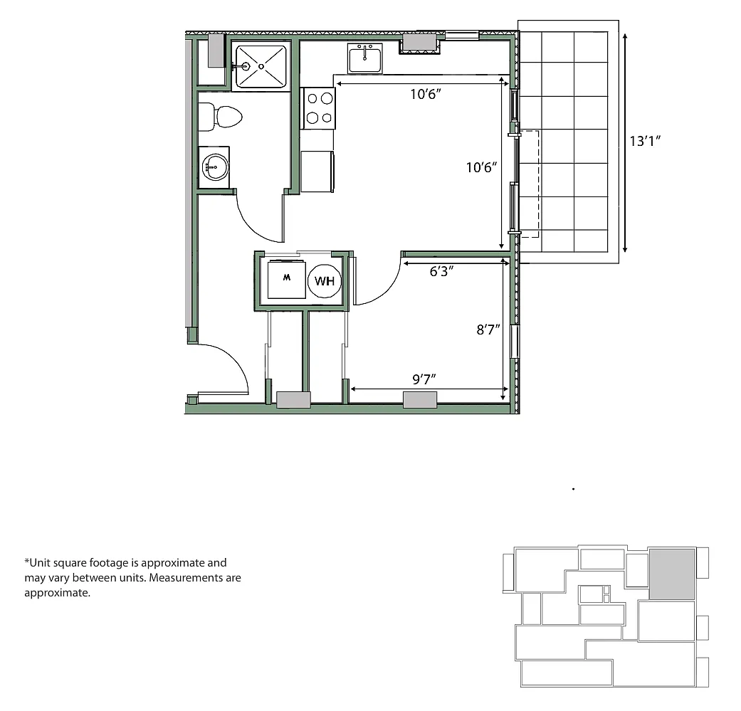 Floor plan Type H