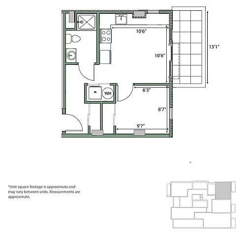 Floor plan Type H