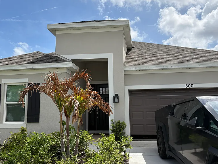 Front of the house