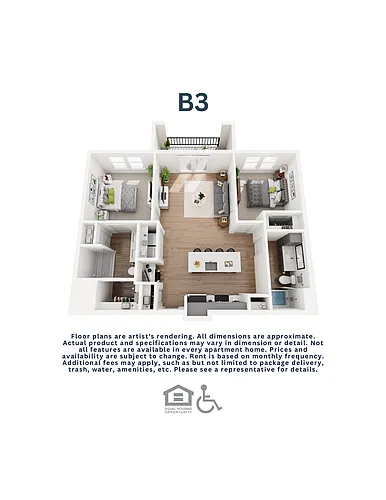 Floor plan B3