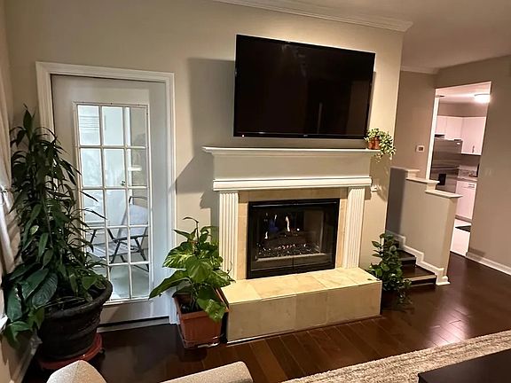 TV mount comes with the property!