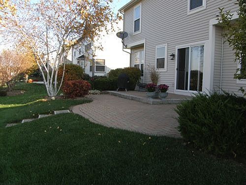 Brick paver patio