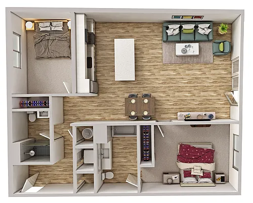 Floor plan Lofts - B2
