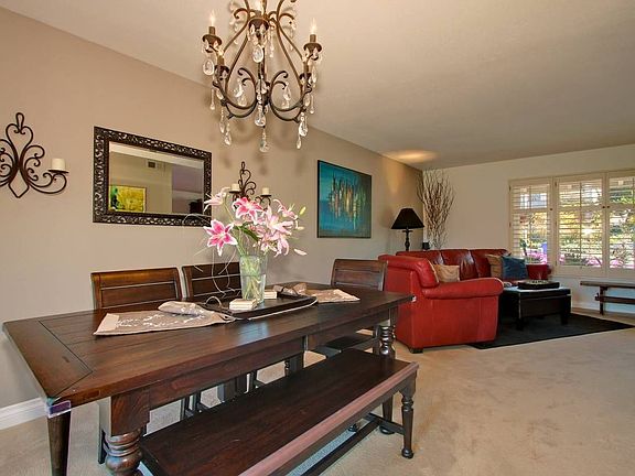 Dining room to living room.