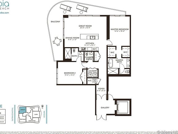 3rd image of 730 N Ocean Blvd #1401