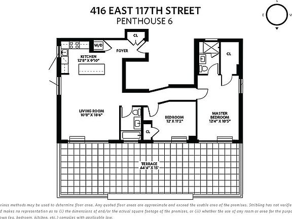 2nd image of 416 E 117th St #Penthouse 6