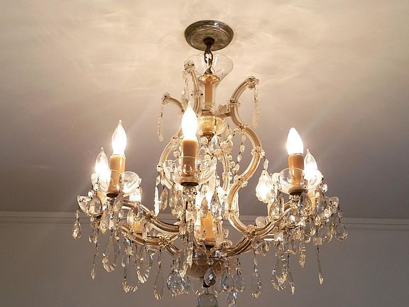 living room chandelier