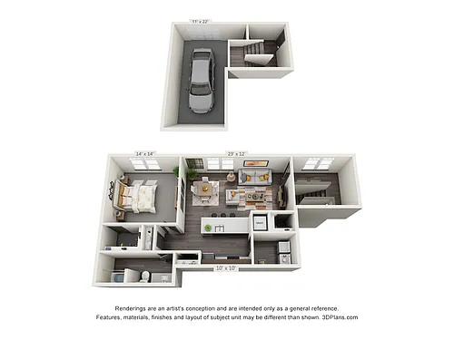 Floor plan 1A
