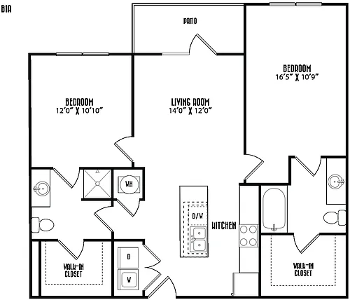 Floor plan B1A