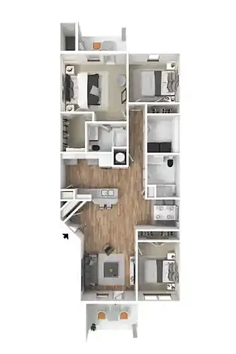Floor plan 3 X 2