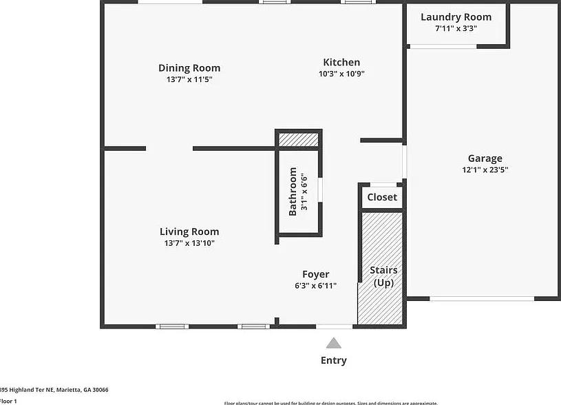 3 bed, 2.5 bath, 1248 sqft, $1,860 — Photo 3