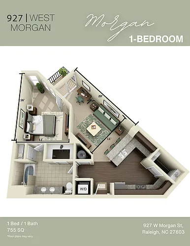 Floor plan Morgan