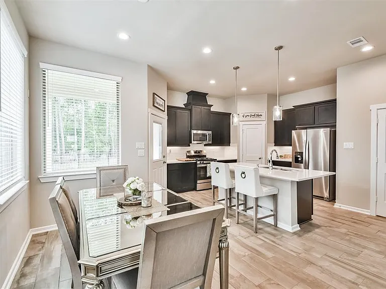 Family room and Kitchen