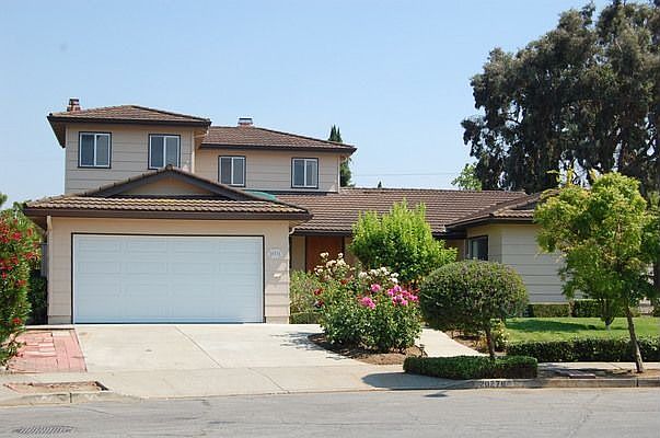 Front of home.