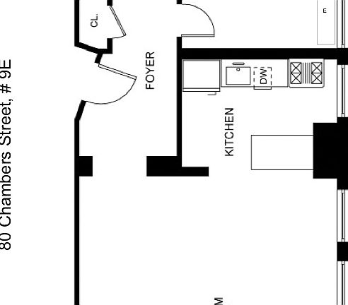 2nd image of 80 Chambers St APT 9E