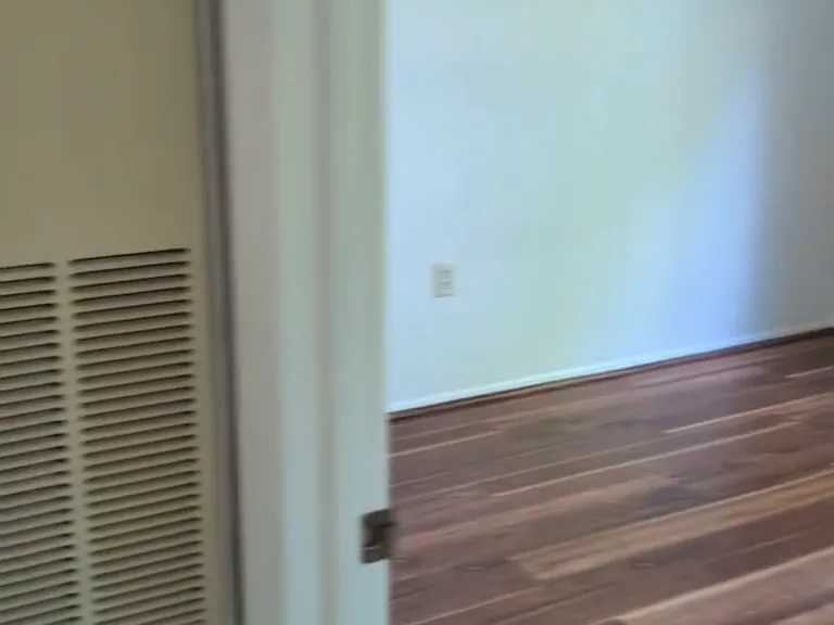 Bedroom entrance and central AC unit