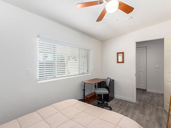 Room 7-window looks out to back yard. quiet space.