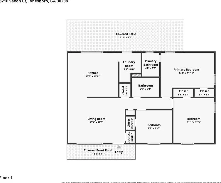 3 bed, 1.5 bath, 1098 sqft, $1,515 — Photo 2