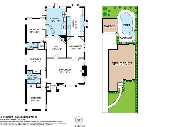 Floor Plan & Property Layout for your convenience.