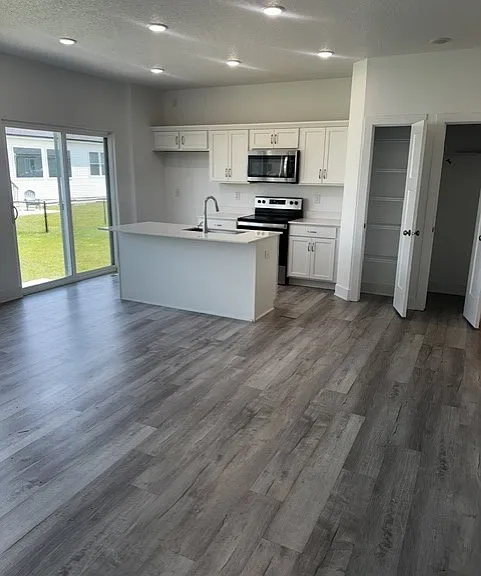 Open Kitchen/Living Concept, Plenty of Kitchen Storage