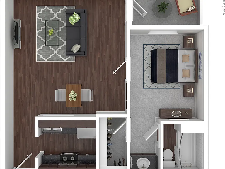 Golden Lake: Beds - Studio: Baths - 1: SqFt Range - 510 to 510
