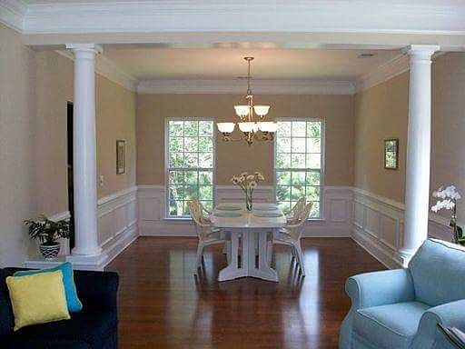 Formal living room open to formal dining foom