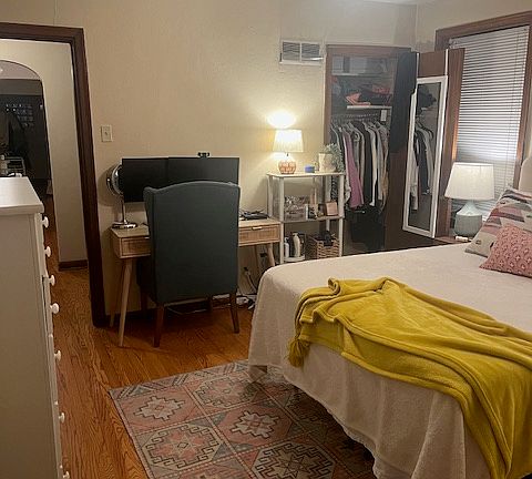 Bedroom with closet
