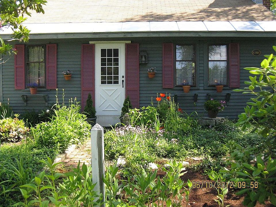 House front in spring