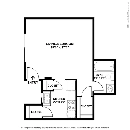 Floor plan Studio