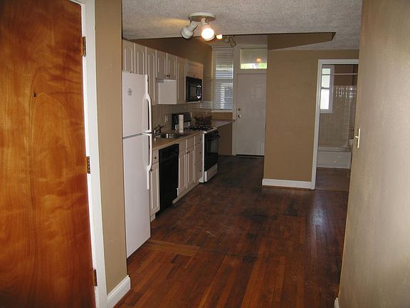 view to kitchen from LR