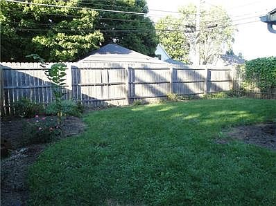 Fenced in back yard