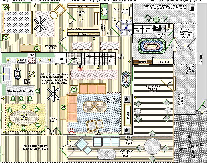 First floor layout