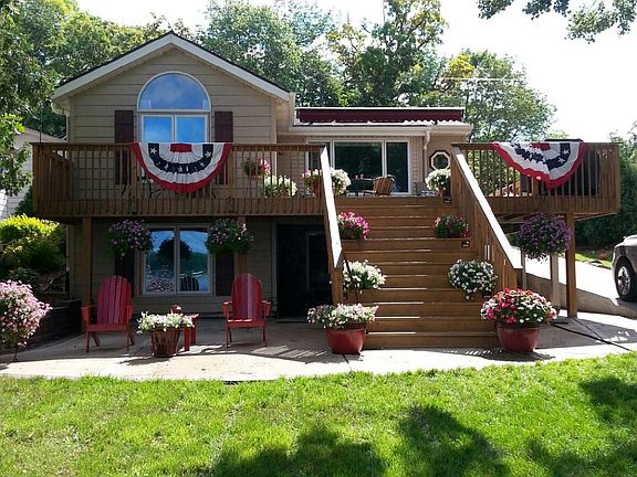 View to home from yard/lake