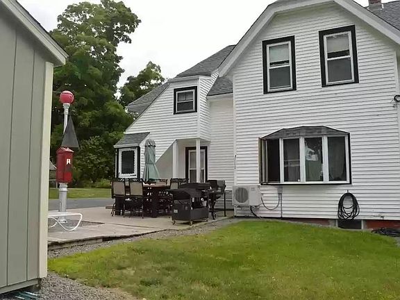 Patio area is used by 1st floor tenant. Shed is also 1st floor tenant. Fire post is a story and will be removed by former owner.